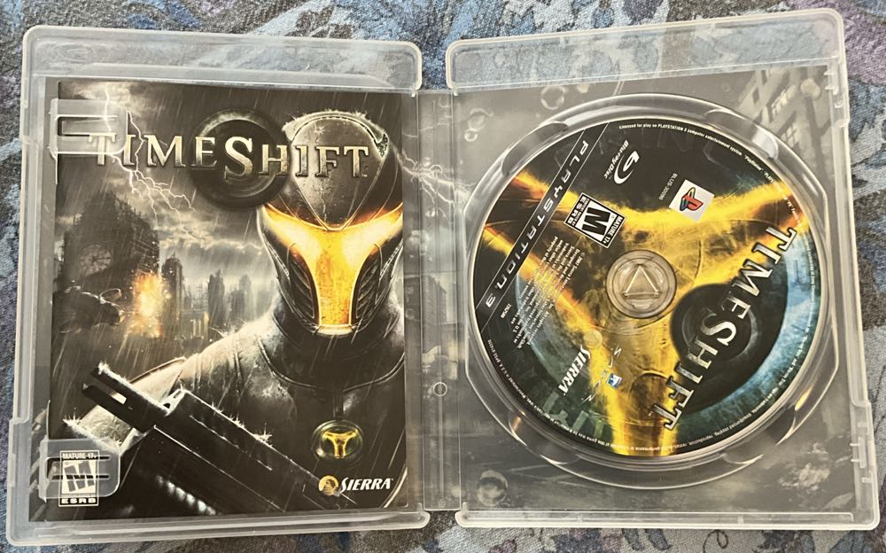 TimeShift - Sony PlayStation 3 (PS3) (Sierra Entertainment - 1) video game collectible [Barcode 020626726252] - Main Image 3