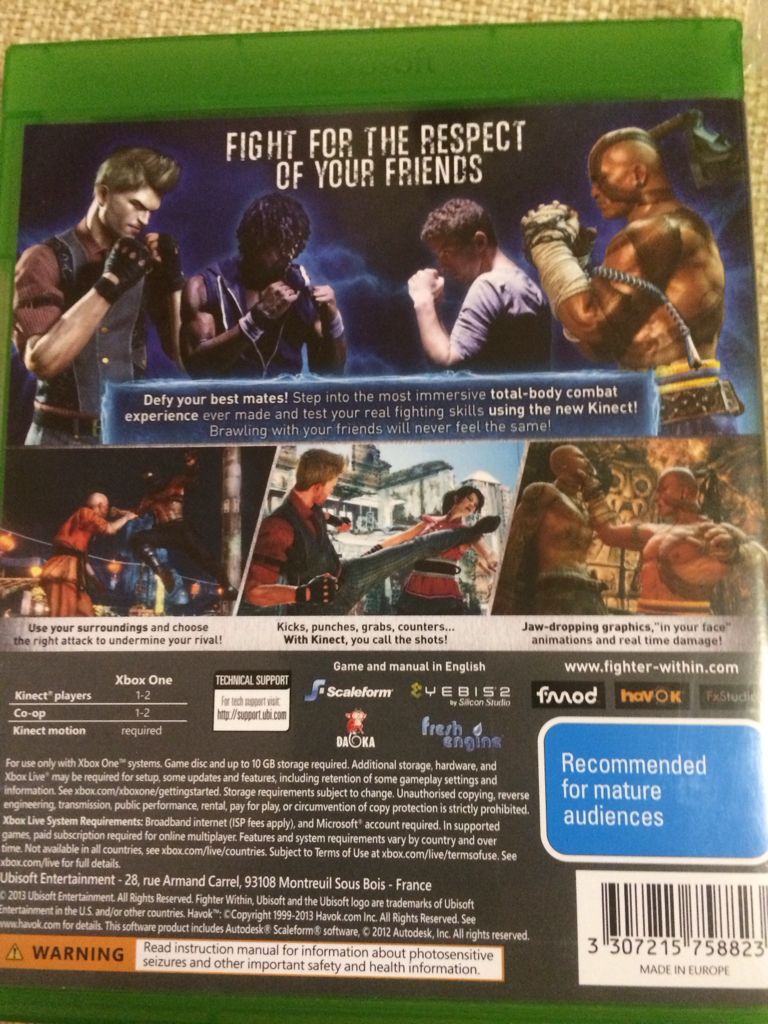 Fighter Within - Microsoft Xbox One (2) video game collectible [Barcode 3307215758717] - Main Image 2