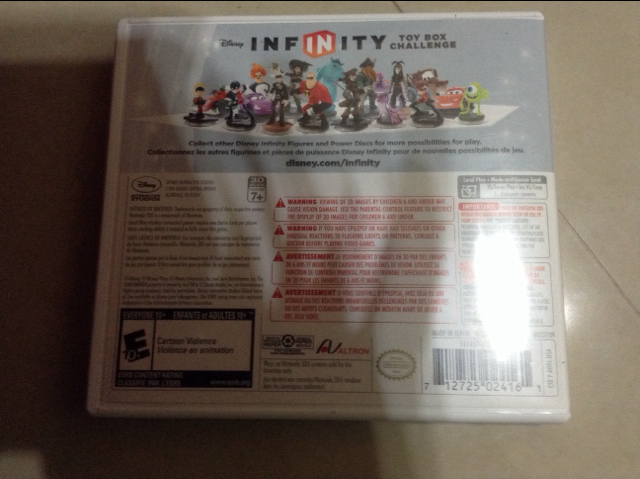 Disney Infinity: Toy Box Challenge - Nintendo 3DS (Disney Interactive Studios - 1-2) video game collectible [Barcode 712725024161] - Main Image 2