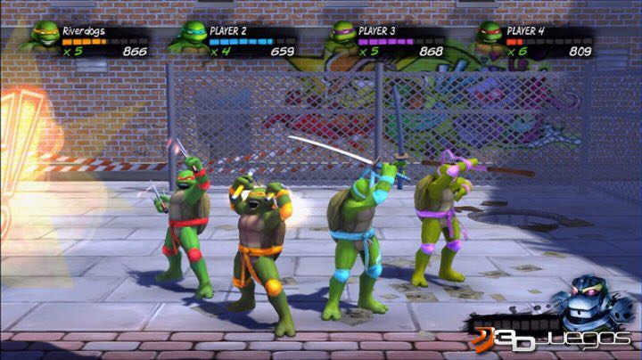 Turtles in Time - Microsoft Xbox 360 video game collectible - Main Image 2