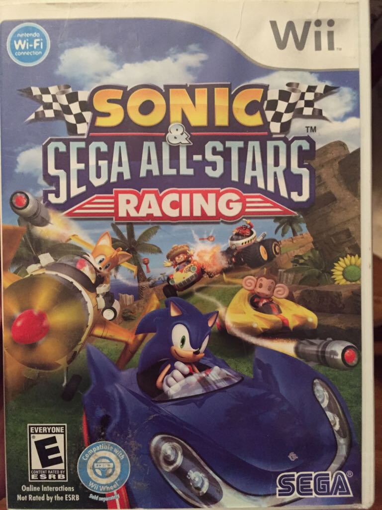 Sonic & Sega All-Stars Racing - Nintendo Wii video game collectible - Main Image 1