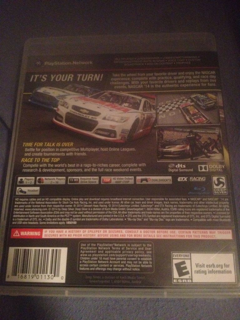 Nascar 14 - Sony PlayStation 3 (PS3) (Deep Silver - 2) video game collectible [Barcode 4886818011300] - Main Image 2
