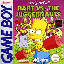 The Simpsons: Bart Vs The Juggernauts - Nintendo Game Boy (1) video game collectible - Main Image 2