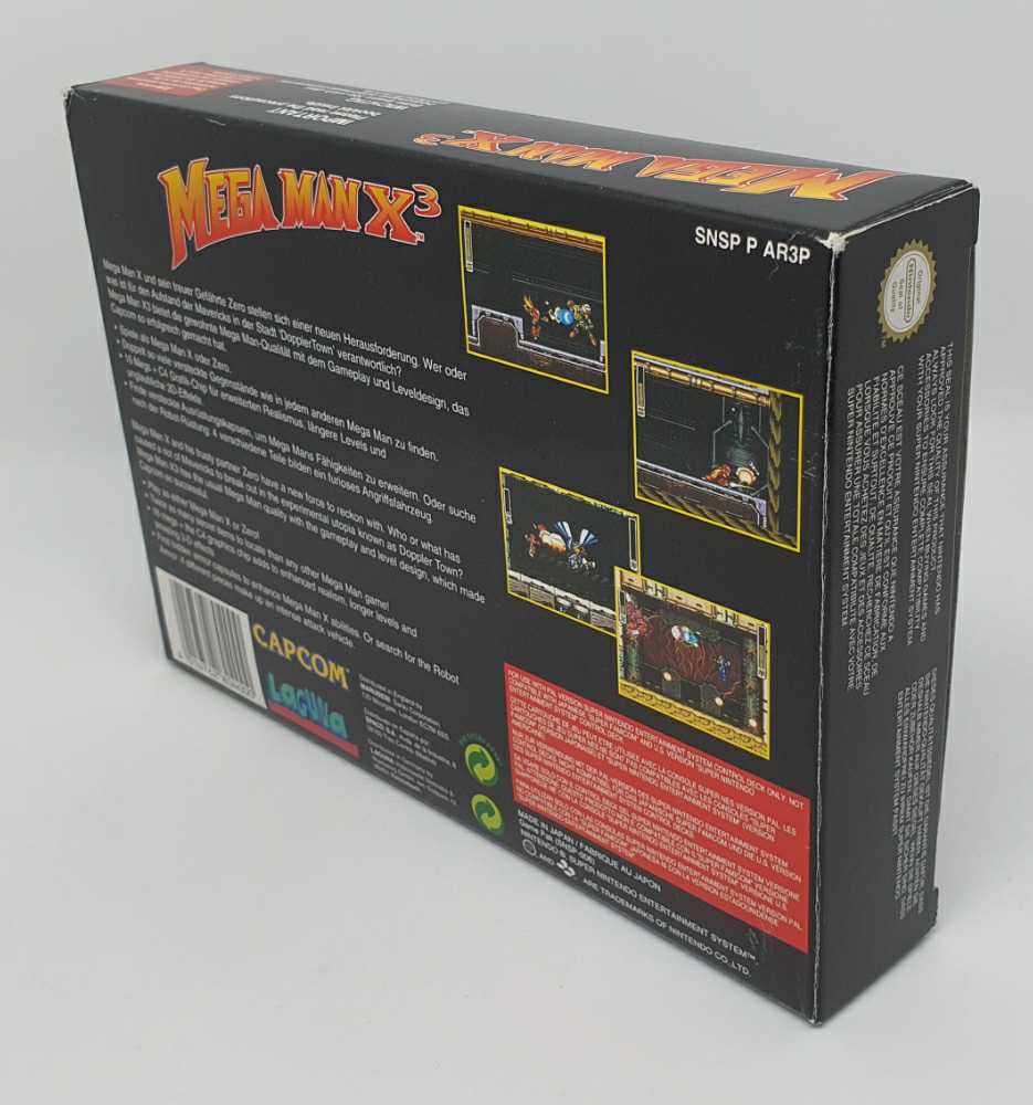 Mega Man X3 - Nintendo Super Nintendo Entertainment System (SNES) (Laguna Video Games - 1) video game collectible [Barcode 4014762804000] - Main Image 4