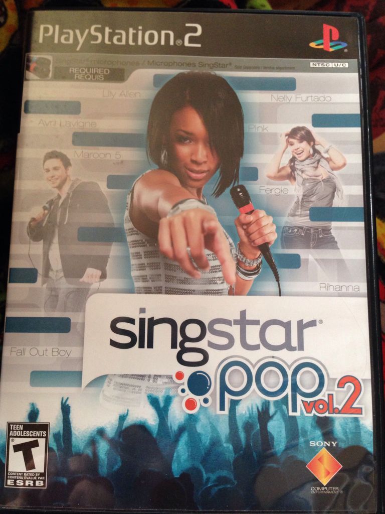 Singstar Pop Vol.2 - Sony PlayStation 2 (PS2) video game collectible - Main Image 1