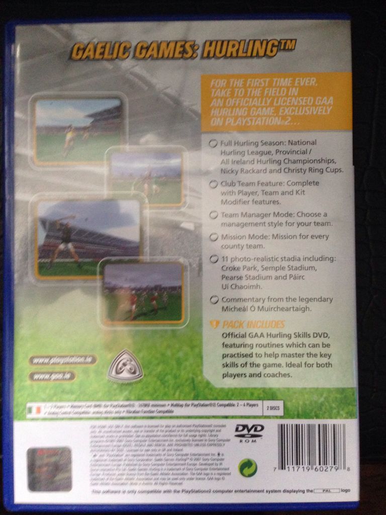 Gaelic Games Hurling - Sony PlayStation 2 (PS2) video game collectible - Main Image 2