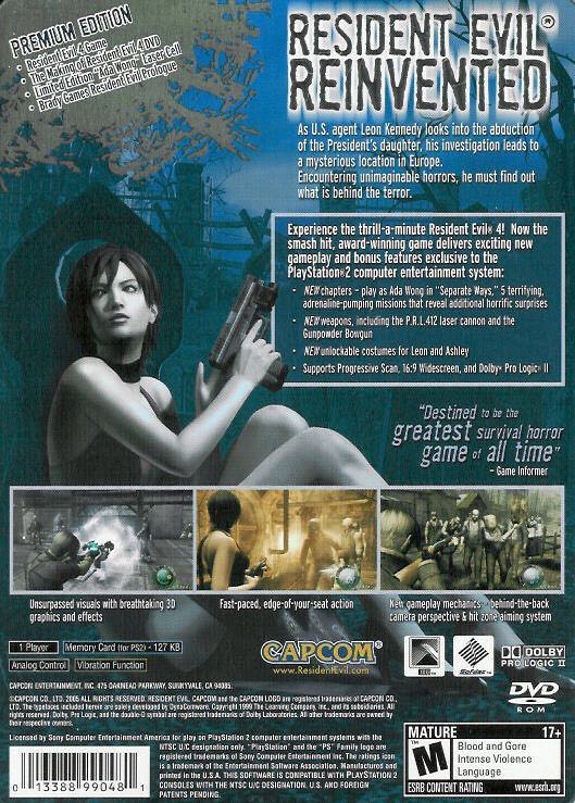 Resident Evil 4 (Premium Edition) - Sony PlayStation 2 (PS2) (Capcom - 1) video game collectible [Barcode 5055060924617] - Main Image 2