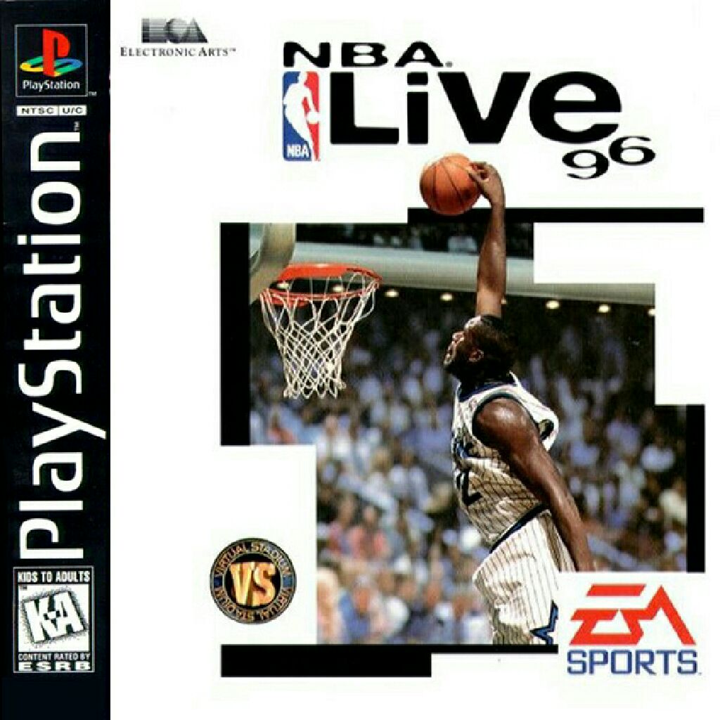 NBA Live 96 - Sony PlayStation video game collectible - Main Image 1