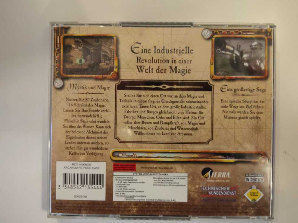 Arcanum - PC video game collectible [Barcode 3348542135444] - Main Image 2