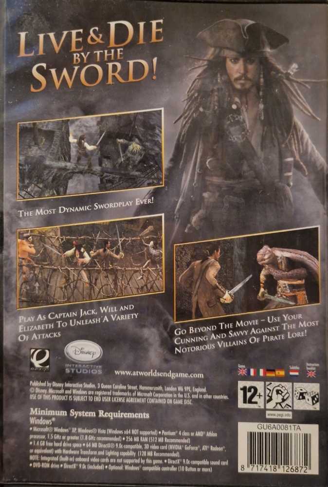 Pirates of the Caribbean: At World’s End - PC (Disney Interactive Studios - 1) video game collectible [Barcode 8717418126872] - Main Image 2