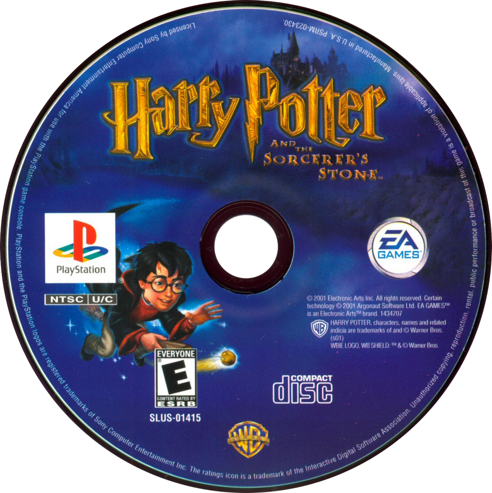 Harry Potter and the Sorcerer’s Stone - Sony PlayStation (Warner Bros Entertainment - 1) video game collectible [Barcode 014633143478] - Main Image 3