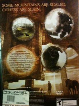 Shadow Of The Colossus - Sony PlayStation 2 (PS2) (Sony Computer Entertainment - 1) video game collectible [Barcode 711719747222] - Main Image 2