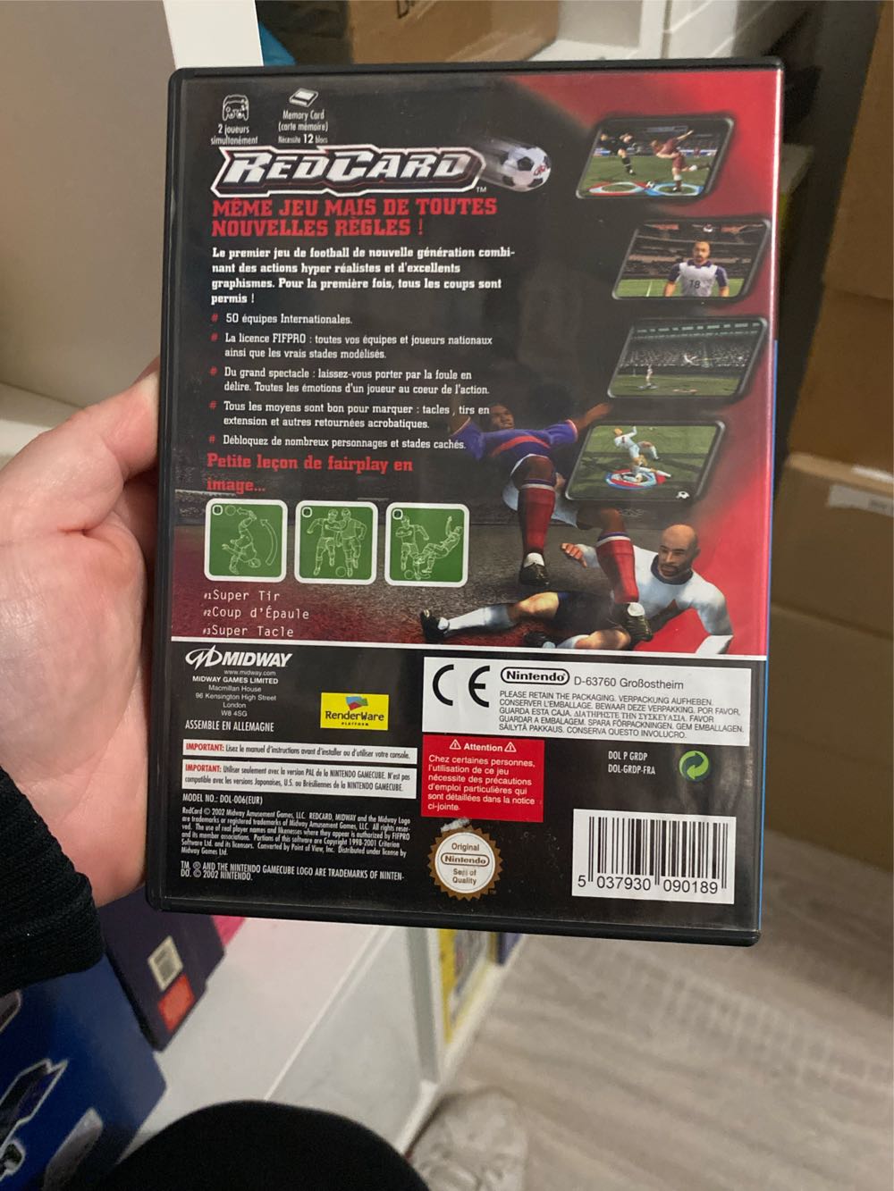 Red Card - Nintendo GameCube video game collectible [Barcode 5037930090189] - Main Image 2