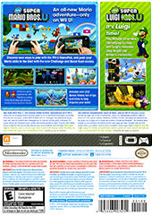New Super Mario Bros U + New Super Luigi U - Nintendo Wii U (Nintendo - 1-4) video game collectible [Barcode 045496335748] - Main Image 2
