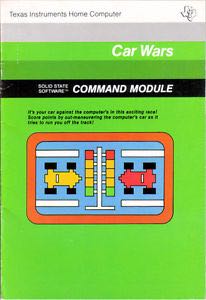 Car Wars - Texas Instruments TI-99 video game collectible - Main Image 1