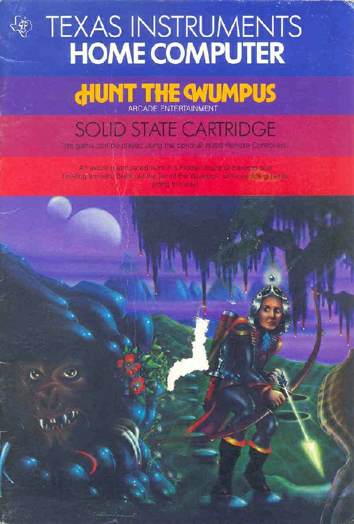 Hunt The Wumpus - Texas Instruments TI-99 (Texas Instruments) video game collectible - Main Image 1