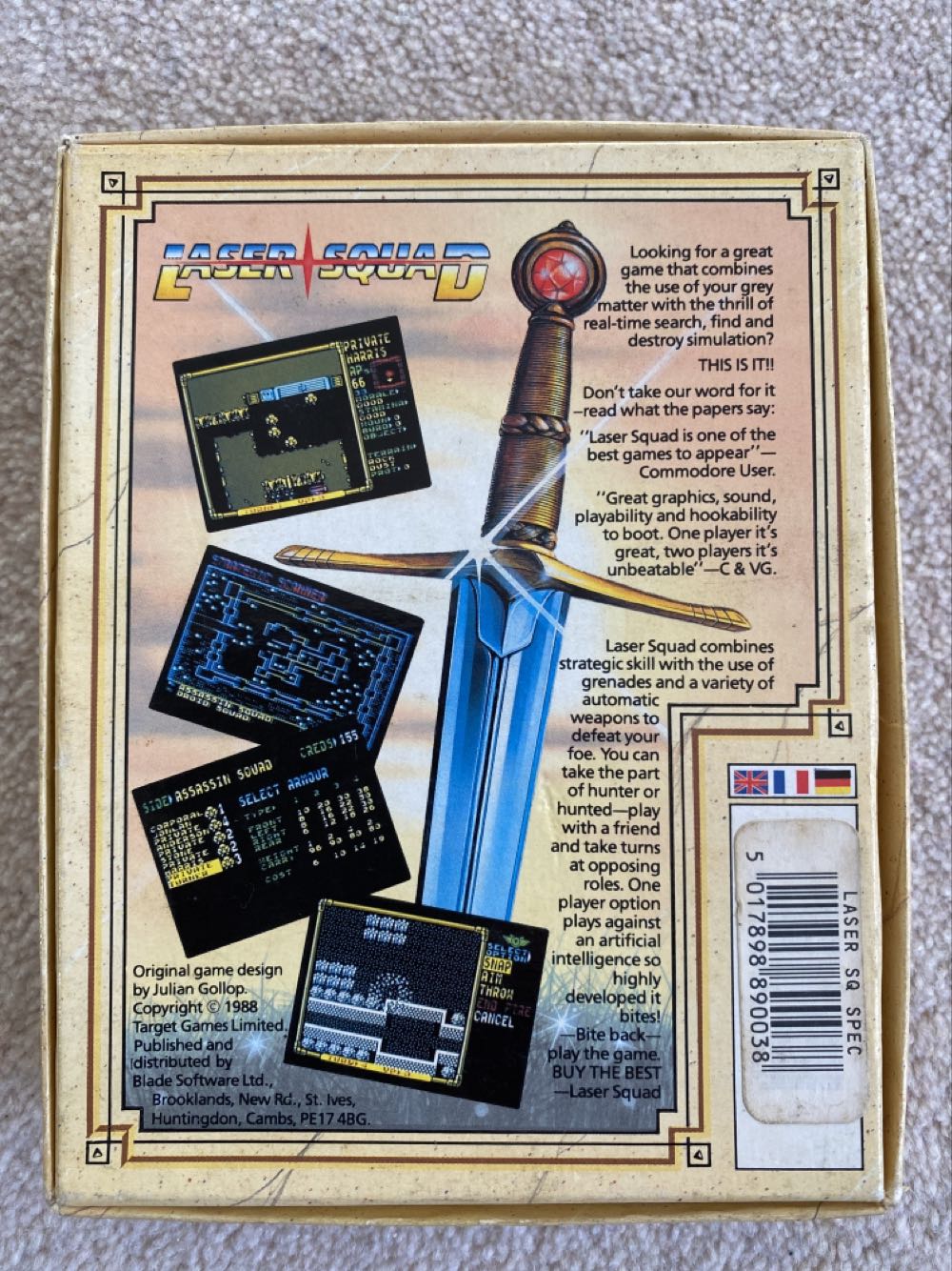 Laser Squad - Sinclair ZX Spectrum (Blade Software) video game collectible - Main Image 2