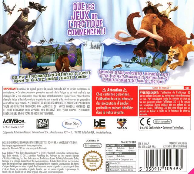 Ice Age 4 Artic Games - Nintendo Wii video game collectible - Main Image 2