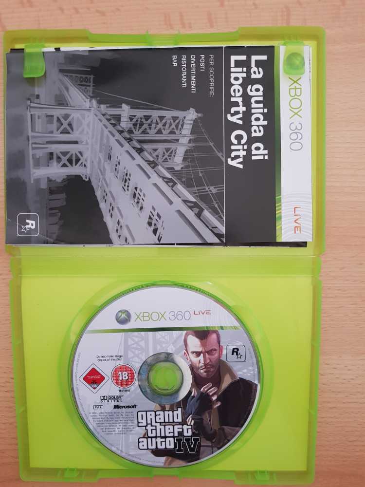 Grand Theft Auto IV - Microsoft Xbox 360 (Boite Et Notice - 16) video game collectible [Barcode 5026555245951] - Main Image 3