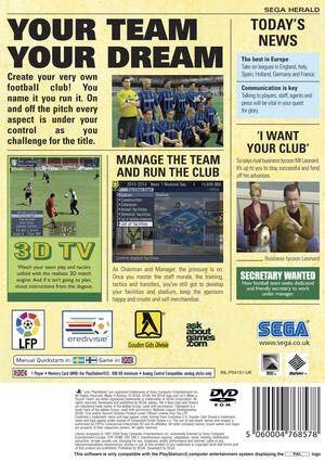 Let’s Make A Soccer Team - Sony PlayStation 2 (PS2) (Sega - 1) video game collectible [Barcode 5060004768578] - Main Image 2