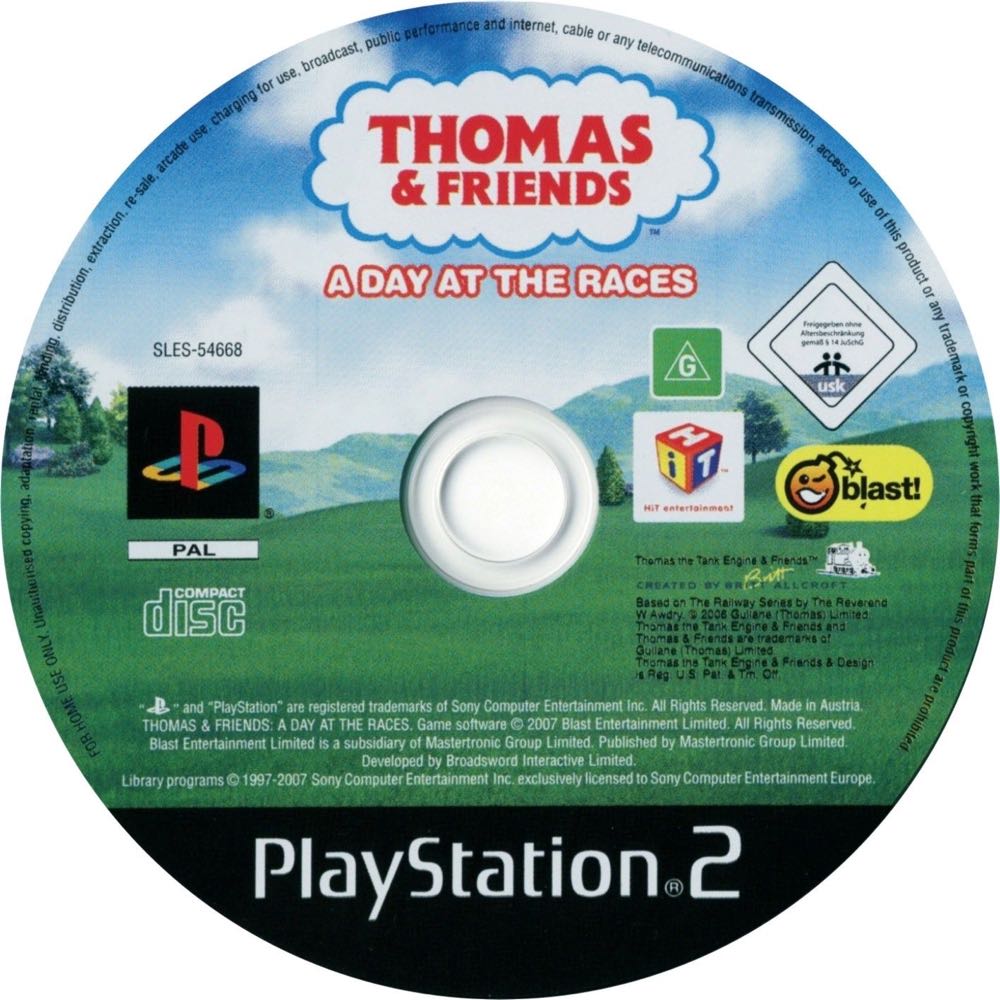 Thomas A Day At The Races - Sony PlayStation 2 (PS2) video game collectible - Main Image 2