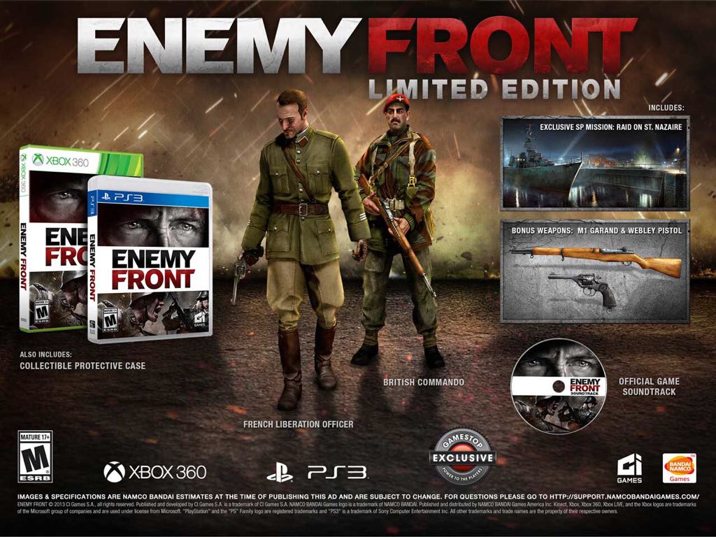 Enemy Front - Sony PlayStation 3 (PS3) (Ci Games - 1) video game collectible [Barcode 5907813598166] - Main Image 2
