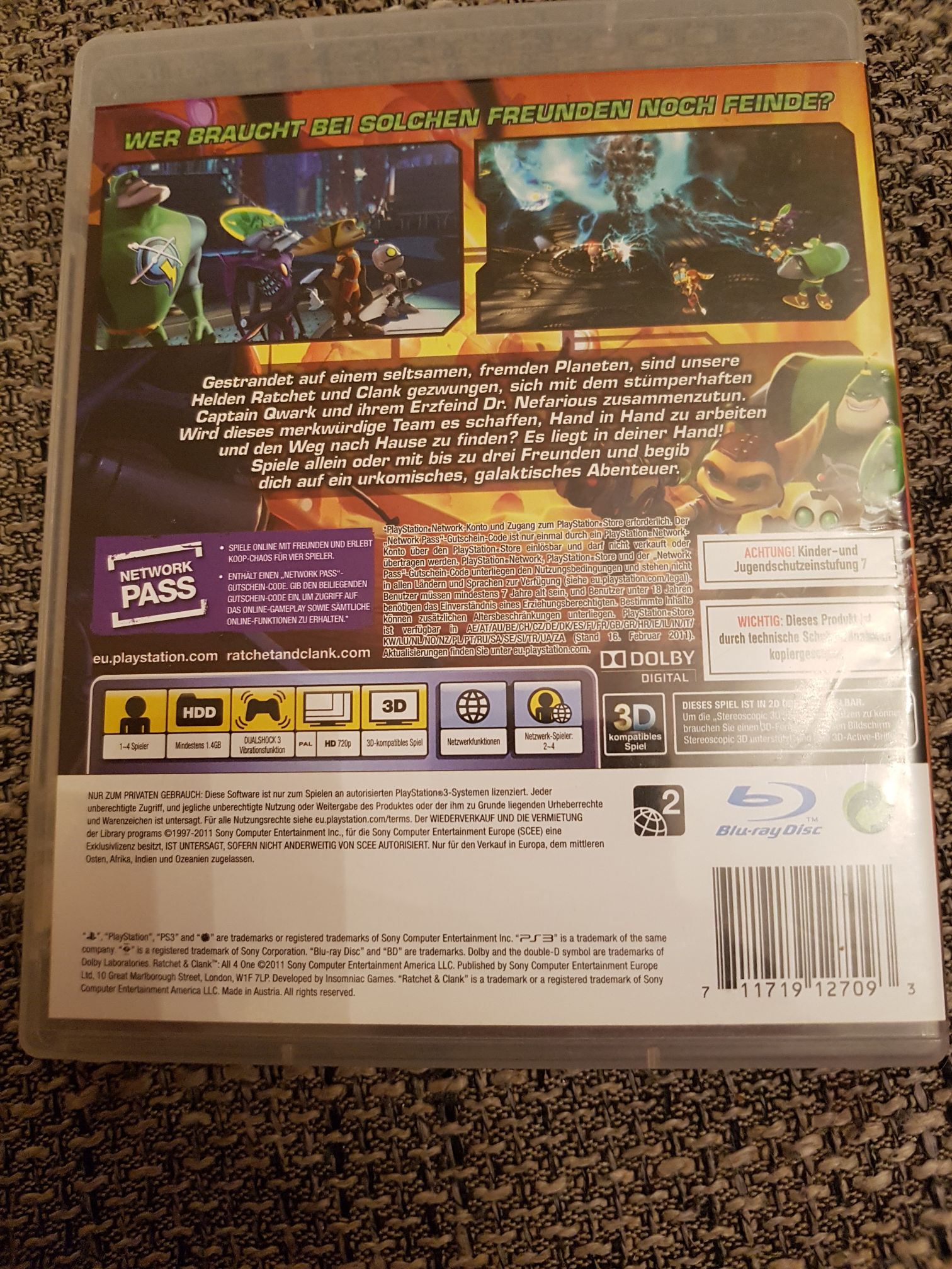 Ratched & Clank All 4 One - Sony PlayStation 3 (PS3) video game collectible - Main Image 2