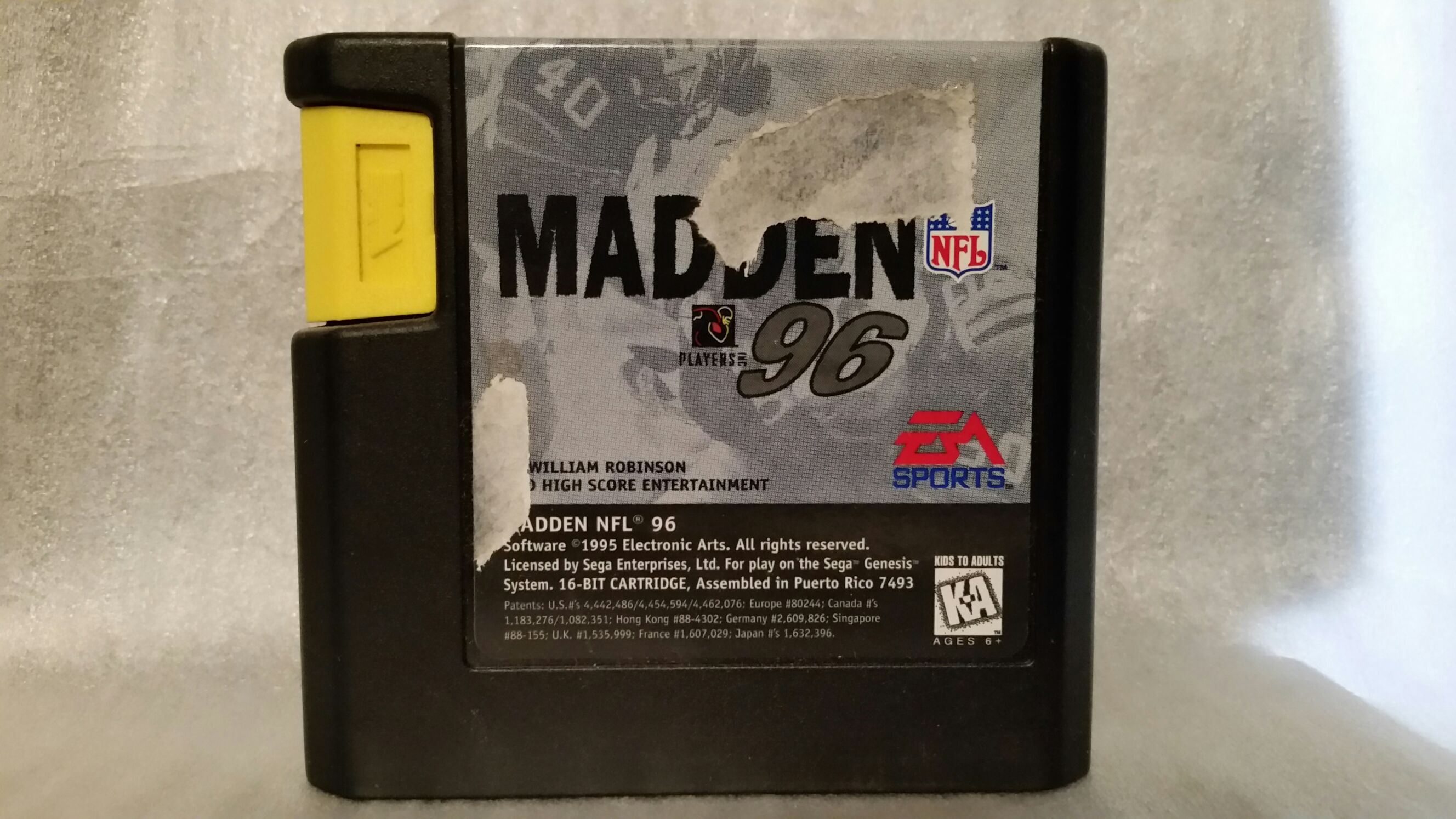 Madden ’96 - Sega Genesis (Mega Drive) video game collectible - Main Image 1