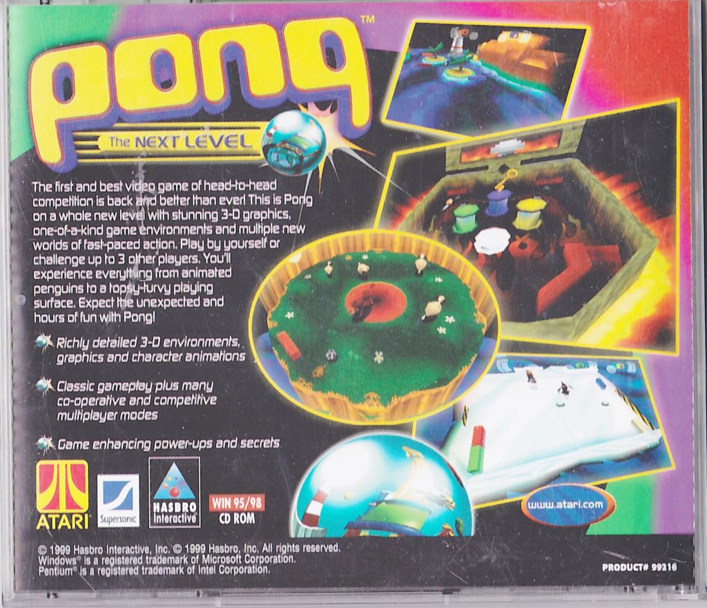 PONG The Next Level - PC (Atari) video game collectible - Main Image 2