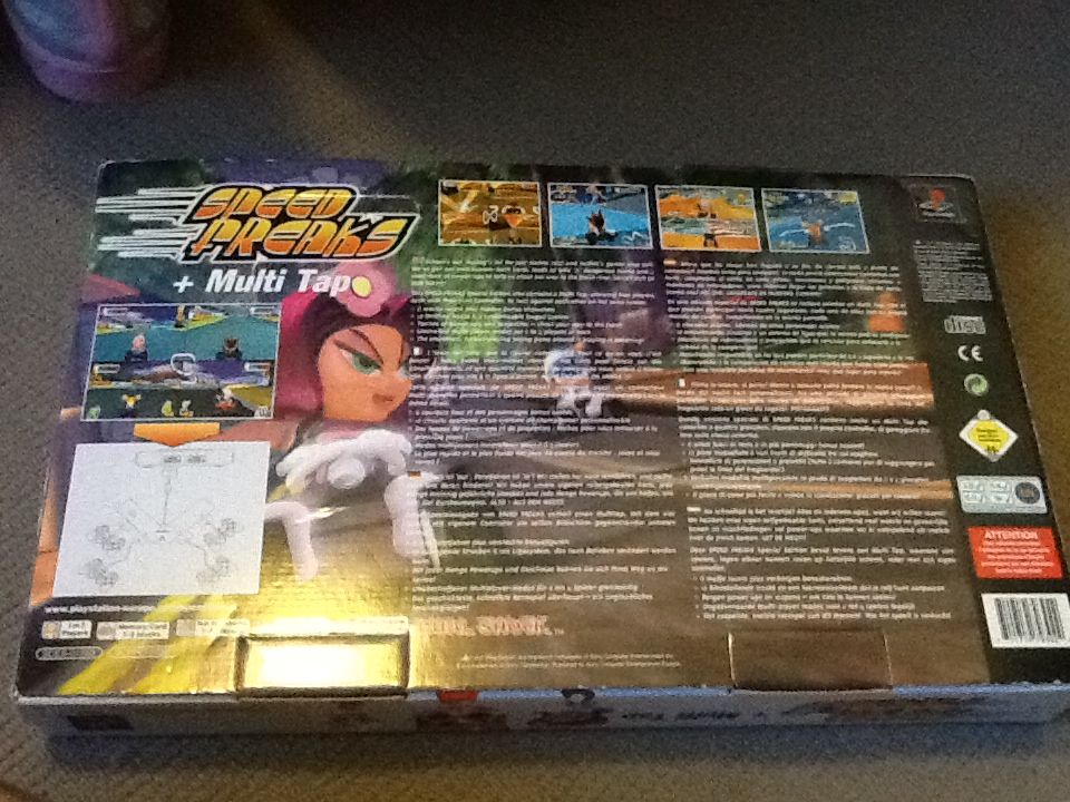 Speed Freaks + Multi Tap Pack - Sony PlayStation video game collectible [Barcode 711719793922] - Main Image 2