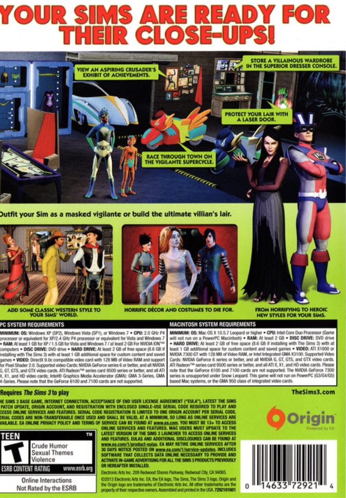 The Sims 3: Movie Stuff - PC video game collectible - Main Image 2