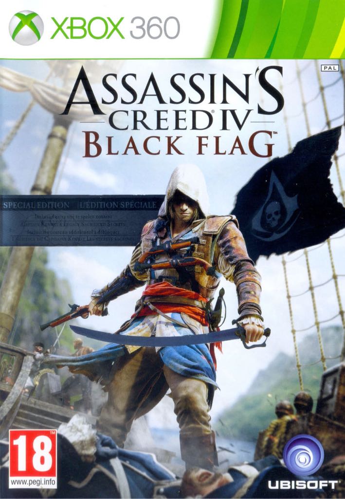 Asassin’s Creed IV Black Flag - Microsoft Xbox 360 (Ubisoft Inc. - 1) video game collectible - Main Image 1