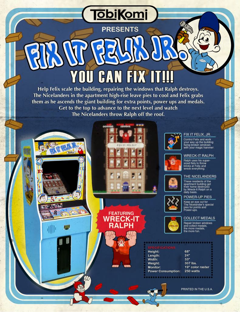 Fix-it Felix Jr - Sega Mega Drive video game collectible - Main Image 2