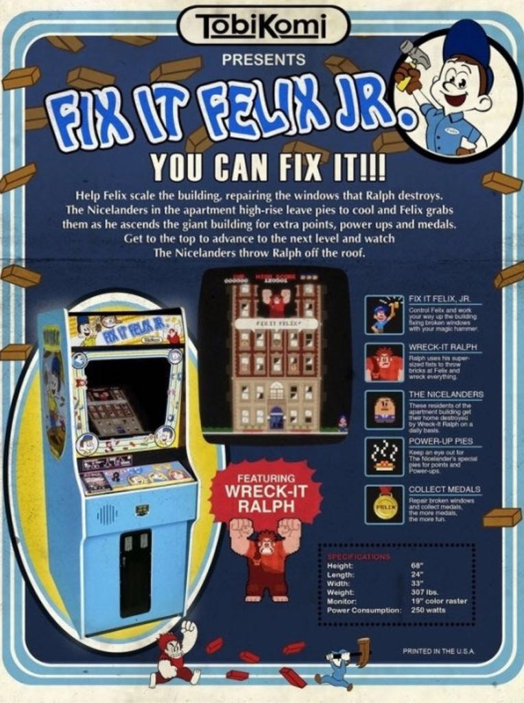 Fix-it Felix Jr - Sega Genesis (Mega Drive) video game collectible - Main Image 2