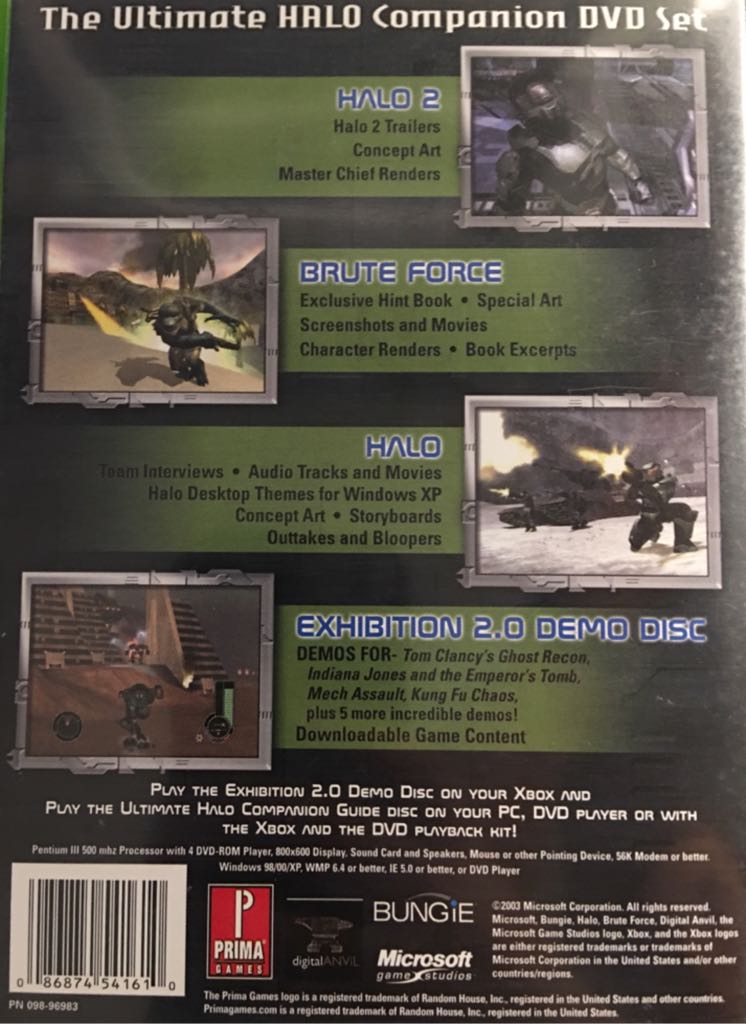 The Ultimate Halo Companion DVD Set - Microsoft Xbox (Bungie) video game collectible [Barcode 086874543591] - Main Image 2