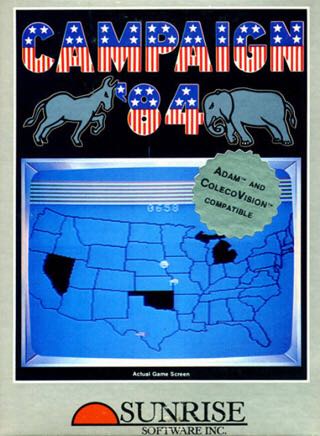 Campaign ’84 - Colecovision (Sunrise Software Inc) video game collectible - Main Image 1