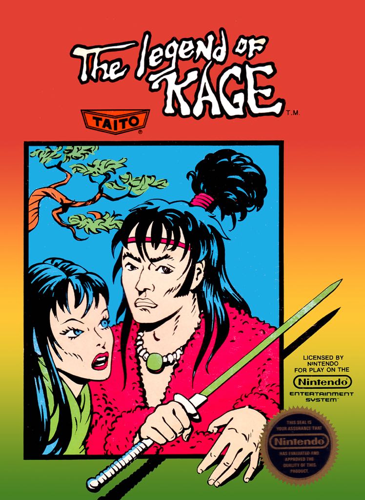 Legend Of Kage, The - Nintendo Entertainment System (NES) (Taito) video game collectible - Main Image 1