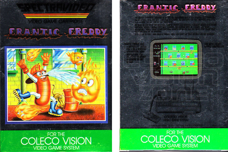 Frantic Freddy - Colecovision (Spectravideo) video game collectible - Main Image 2