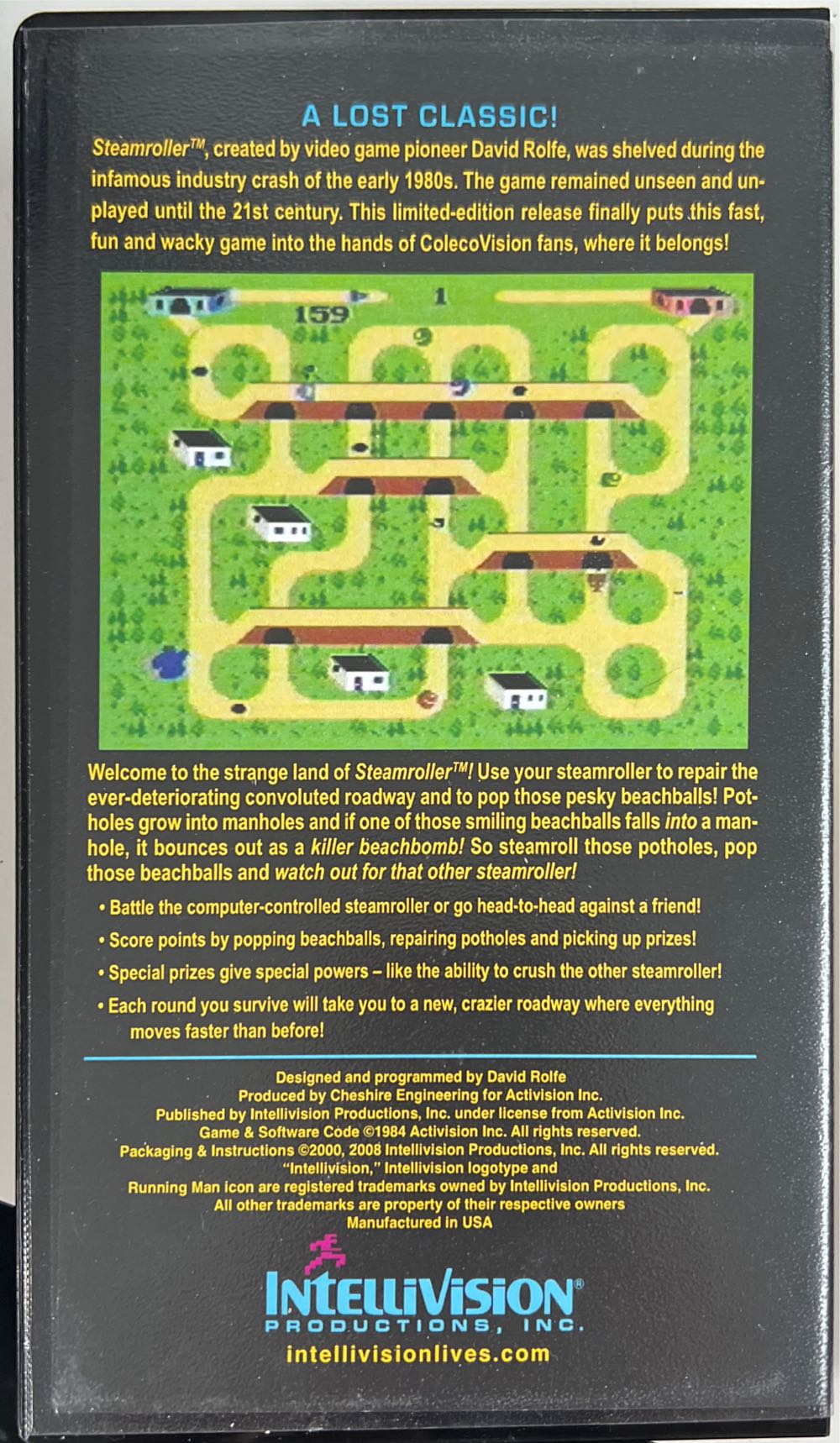 Steamroller - Colecovision (Activision) video game collectible - Main Image 2