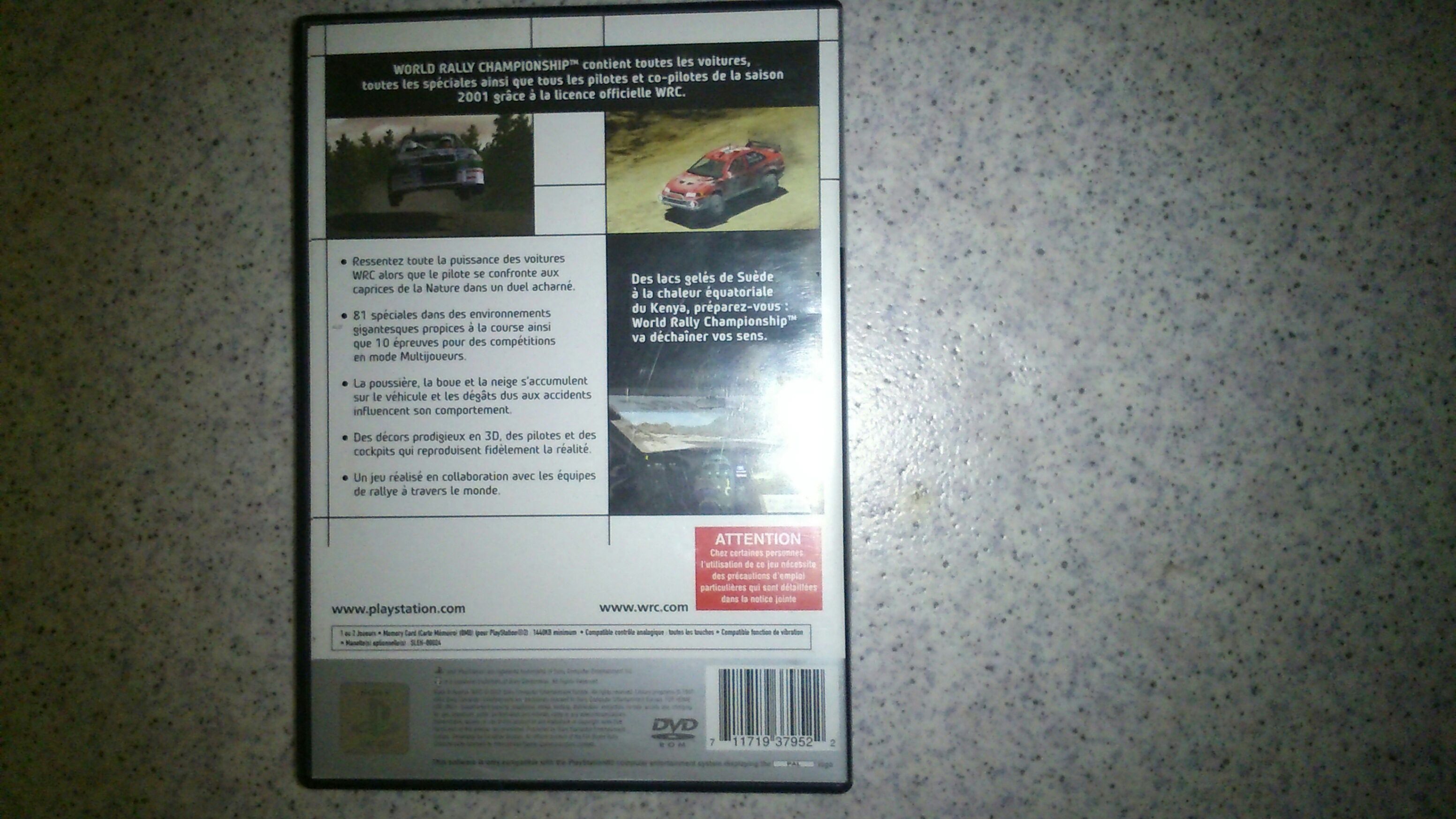 WRC - Sony PlayStation 2 (PS2) video game collectible [Barcode 711719379522] - Main Image 2
