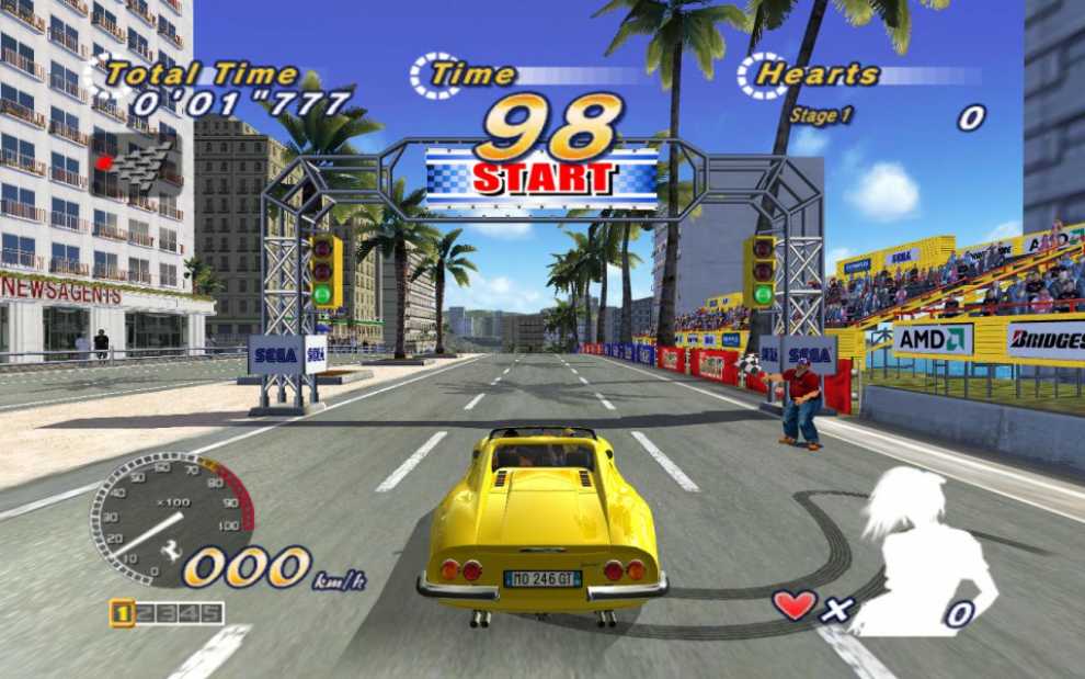 OutRun 2006: Coast 2 Coast - PC (SEGA of America, Inc. - 1) video game collectible - Main Image 2