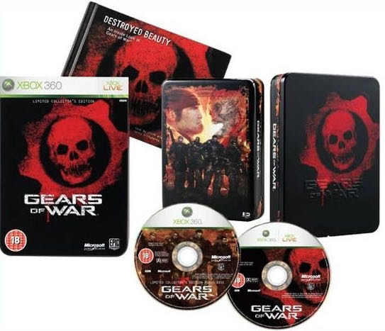 Gears Of War: Limited Collector’s Edition - Microsoft Xbox 360 (Microsoft Game Studios - 2) video game collectible [Barcode 882224262606] - Main Image 3