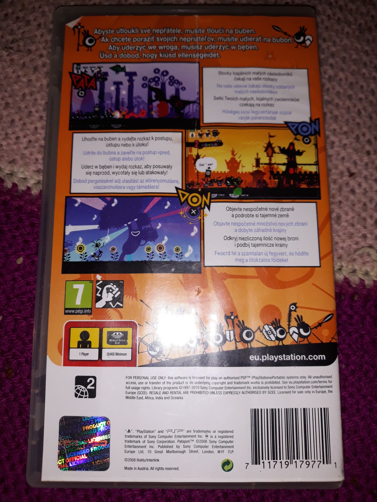 1 - Sony PlayStation Portable (PSP) (25) video game collectible [Barcode 711719179771] - Main Image 2