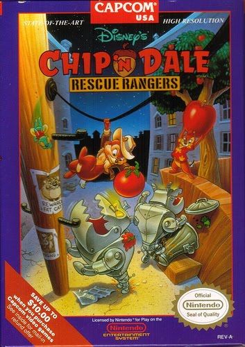 Chip And Dales Rescue Rangers - Nintendo Entertainment System (NES) video game collectible - Main Image 1