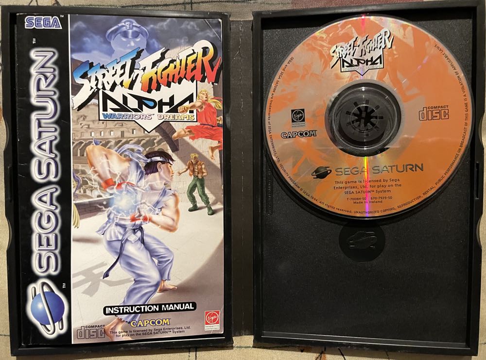 Street Fighter Alpha: Warrior’s Dreams - Sega Saturn (Capcom) video game collectible [Barcode 9312544038120] - Main Image 3