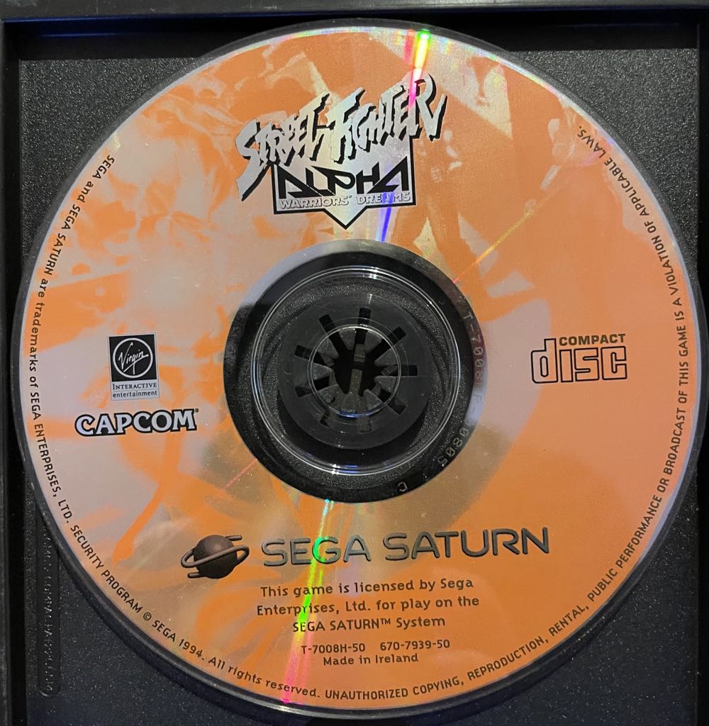 Street Fighter Alpha: Warrior’s Dreams - Sega Saturn (Capcom) video game collectible [Barcode 9312544038120] - Main Image 4