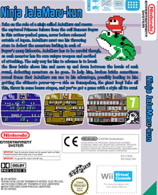 Ninja Jajamaru Kun - Nintendo Entertainment System (NES) video game collectible - Main Image 2