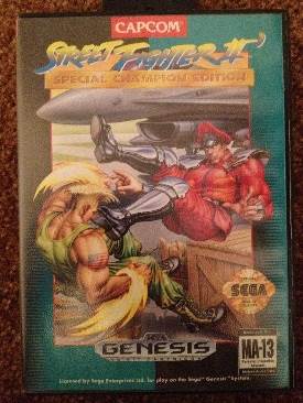 Street Fighter 2: Special Champion Edition - Sega Genesis (Mega Drive) (Capcom - 2) video game collectible [Barcode 013388131013] - Main Image 1