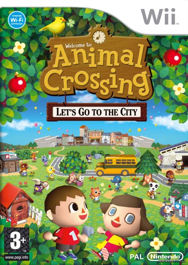 Animalcrossing City Folk - Nintendo Wii video game collectible - Main Image 1