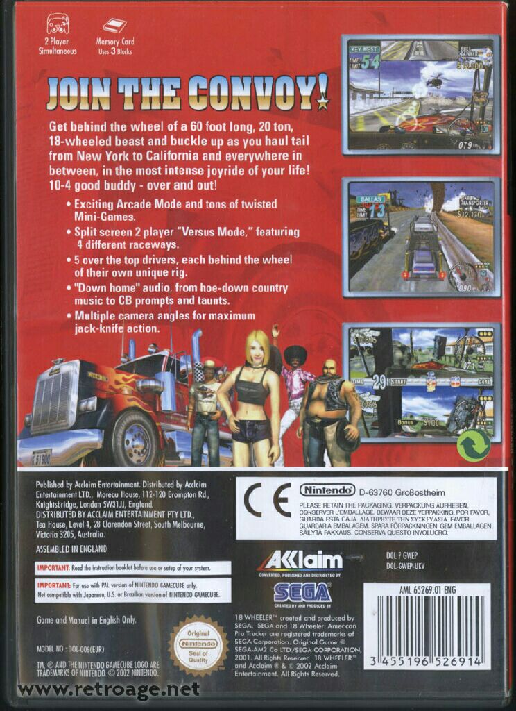 18 Wheeler - American Pro Trucker - Nintendo GameCube (2) video game collectible - Main Image 2